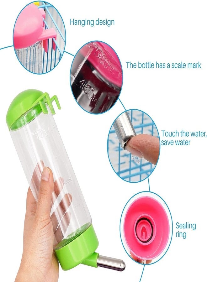 KittuPet Pet Automatic Drinking Water Feeder Bottle for Cat Dog Rabbit Hamster Gerbil 500 ML (Color May Vary) 1PCS - Image 3